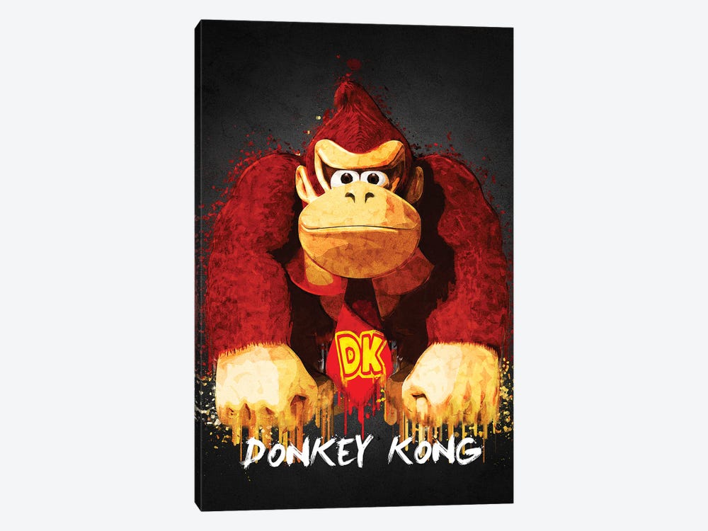 Donkey Kong by Gab Fernando 1-piece Canvas Print