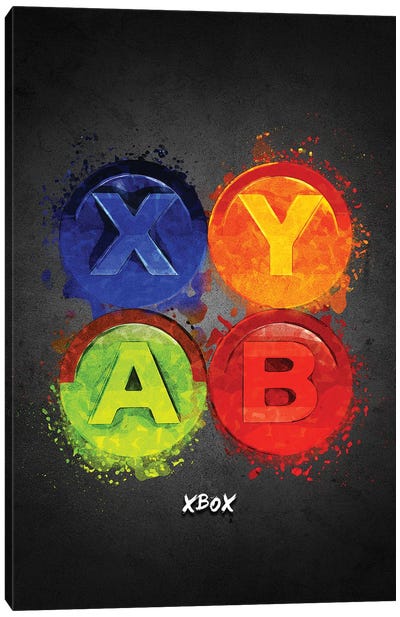 Xbox Keys Canvas Art Print - Gab Fernando