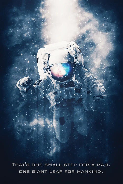 Astronaut by Gab Fernando wall art
