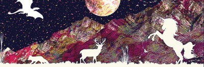 Mystical Beast by Gab Fernando canvas print