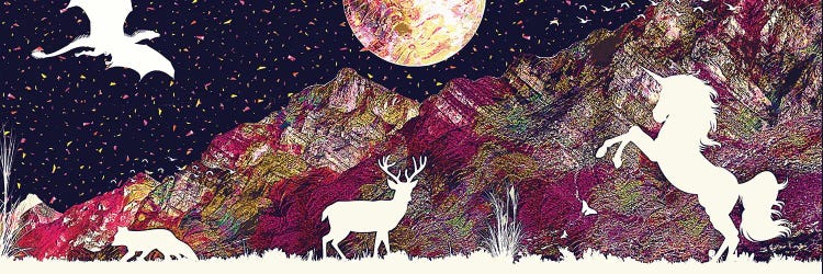 Mystical Beast by Gab Fernando wall art