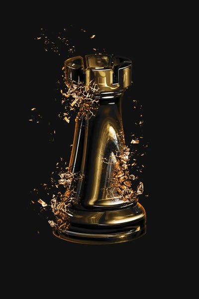 Broken Rook by Gab Fernando art print