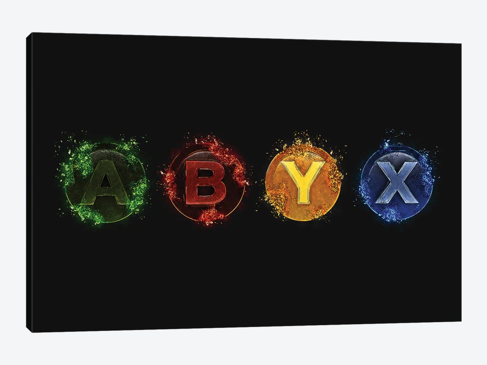 Xbox Keys Set by Gab Fernando 1-piece Canvas Art