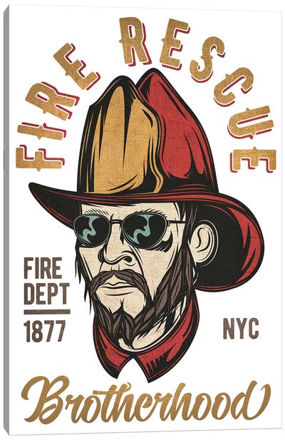 Firefighters V Canvas Art Print