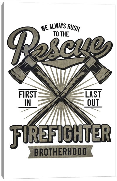 Firefighters XII Canvas Art Print - Gab Fernando