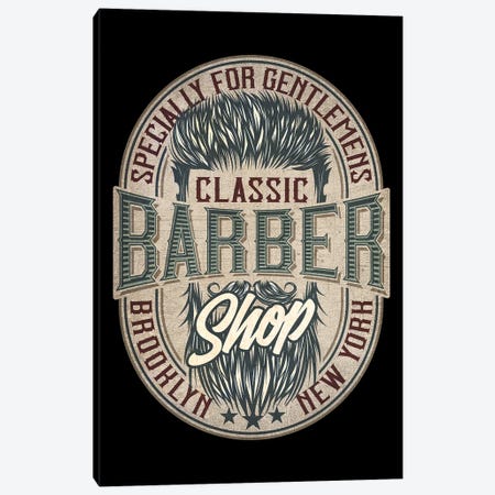 Barber IX Canvas Print #GFN553} by Gab Fernando Canvas Art