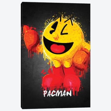 Pacman Canvas Print #GFN59} by Gab Fernando Canvas Art