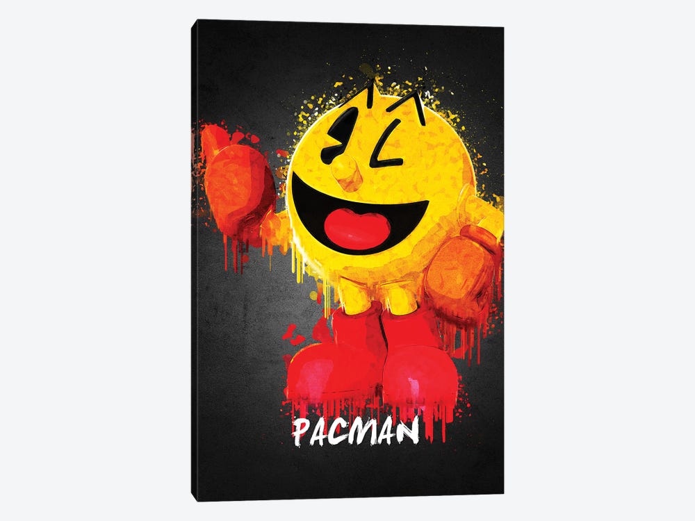 Pacman by Gab Fernando 1-piece Canvas Wall Art