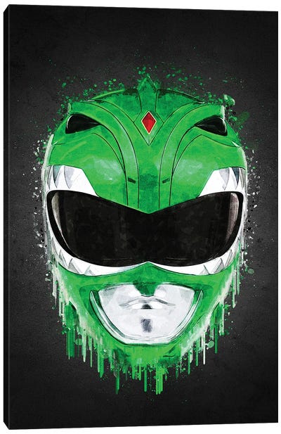 Green Ranger Canvas Art Print - Power Rangers