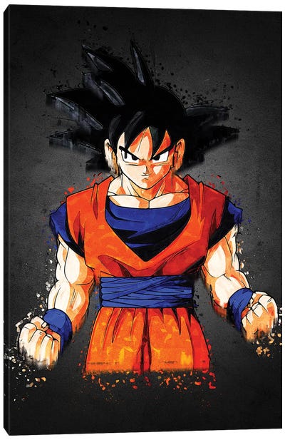 Acrylic Goku Canvas Art Print - Goku