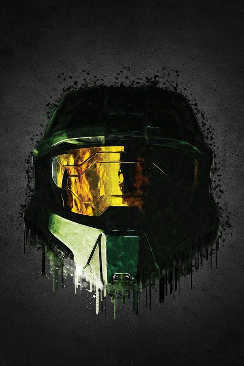 Master Chief by Gab Fernando wall art