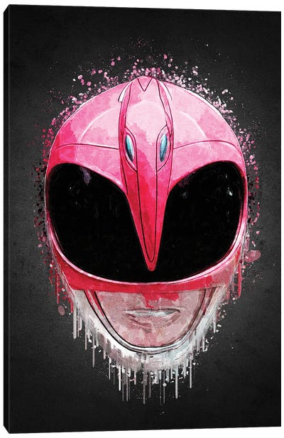 Pink Ranger Canvas Art Print - Power Rangers