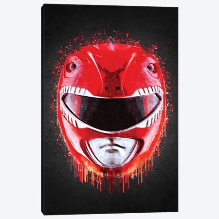 Red Ranger Canvas Print #GFN630} by Gab Fernando Art Print