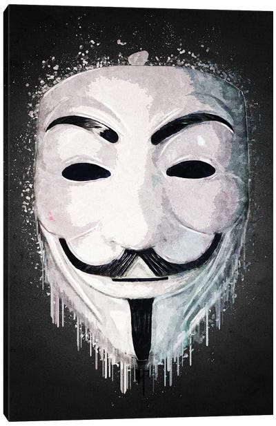 Vendetta Canvas Art Print - V