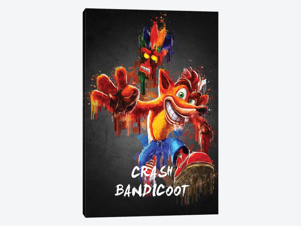 Crash Bandicoot by Gab Fernando 1-piece Art Print
