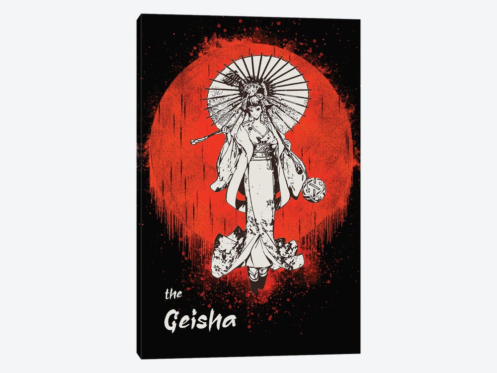 The Geisha by Gab Fernando 1-piece Art Print