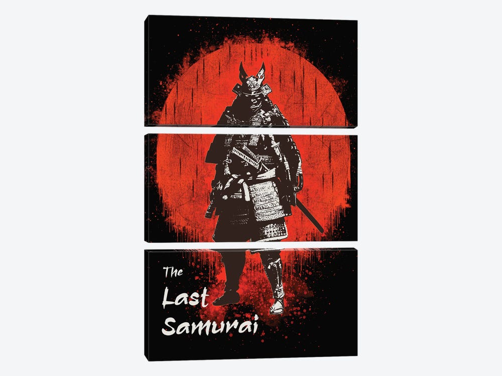 The Last Samurai by Gab Fernando 3-piece Canvas Print