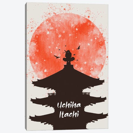 Uchiha Itachi Canvas Print #GFN761} by Gab Fernando Canvas Art Print