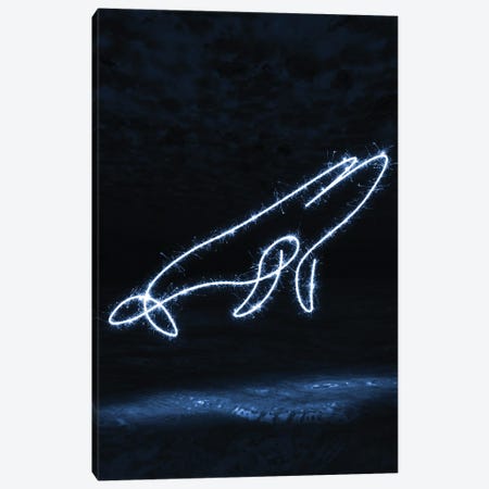Blue Whale Canvas Print #GFN766} by Gab Fernando Canvas Art