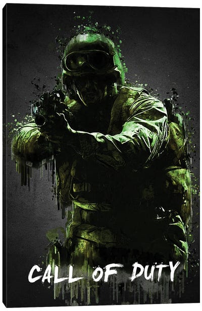 Call Of Duty Canvas Art Print - Limited Edition Video Game Art