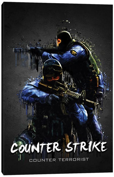 Counter Strike Canvas Art Print - Limited Edition Video Game Art