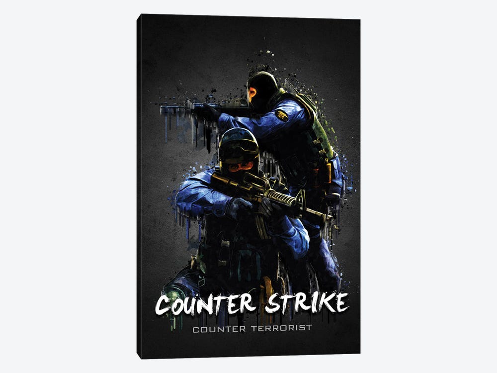Counter Strike by Gab Fernando 1-piece Canvas Art