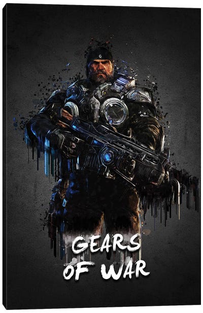 Gears Of War Canvas Art Print - Limited Edition Video Game Art