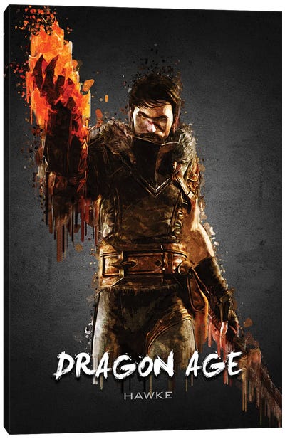 Dragon Age Canvas Art Print - Limited Edition Video Game Art