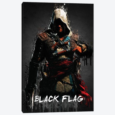 Assassin's Creed: Black Flag Canvas Print #GFN834} by Gab Fernando Canvas Art