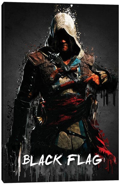 Assassin's Creed: Black Flag Canvas Art Print - Gab Fernando