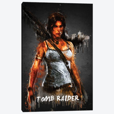 Tomb Raider Canvas Print #GFN842} by Gab Fernando Canvas Artwork