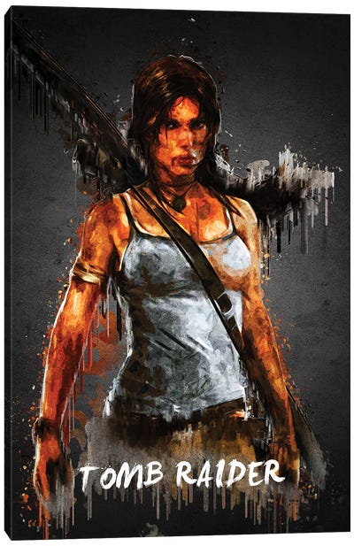 Tomb Raider Canvas Art Print - Limited Edition Video Game Art