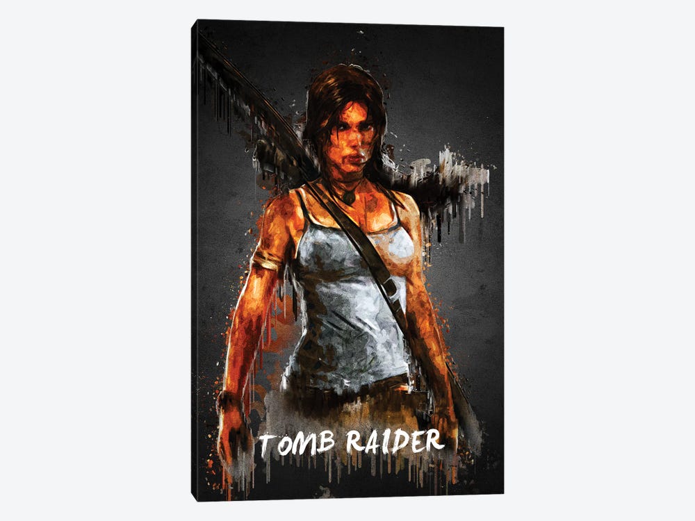 Tomb Raider by Gab Fernando 1-piece Canvas Art