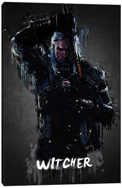 Witcher Canvas Art Print - Limited Edition Video Game Art