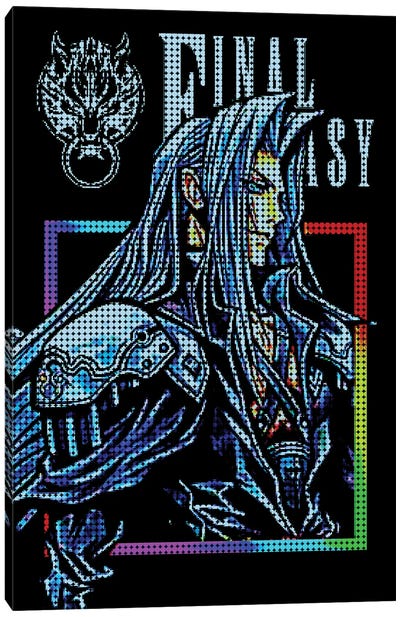 Final Fantasy Sephiroth Canvas Art Print - Gab Fernando