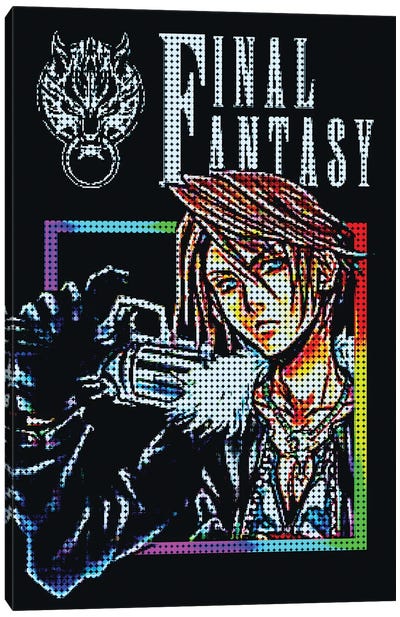 Final Fantasy Squall Canvas Art Print - Final Fantasy