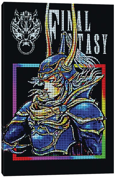 Final Fantasy Warrior Of Light Canvas Art Print - Final Fantasy