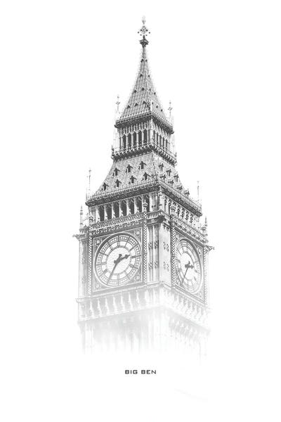 Big Ben by Gab Fernando framed wall art