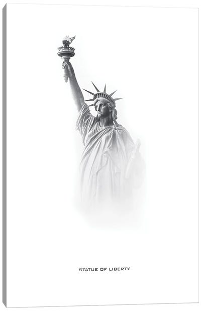 Statue Of Liberty Canvas Art Print - Gab Fernando