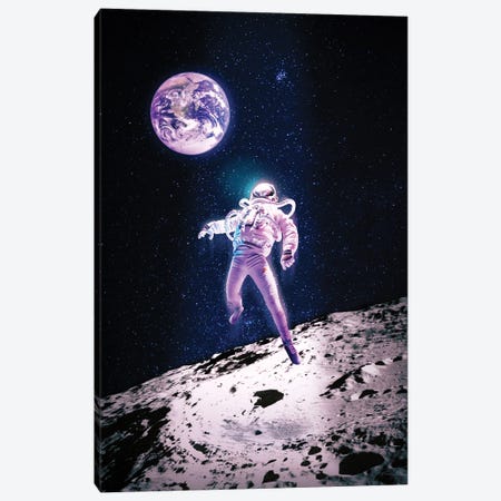 Astronaut In Space Canvas Print #GFN898} by Gab Fernando Canvas Print