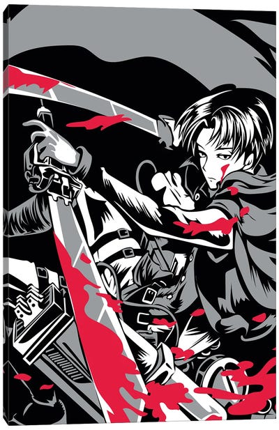Attack On Titan XVIII Canvas Art Print - Anime & Manga Characters