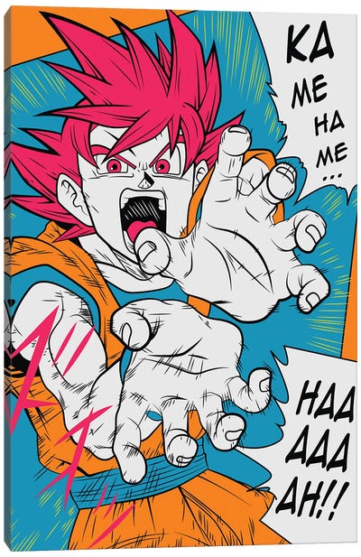 Dragonball Z XIX Canvas Art Print - Goku