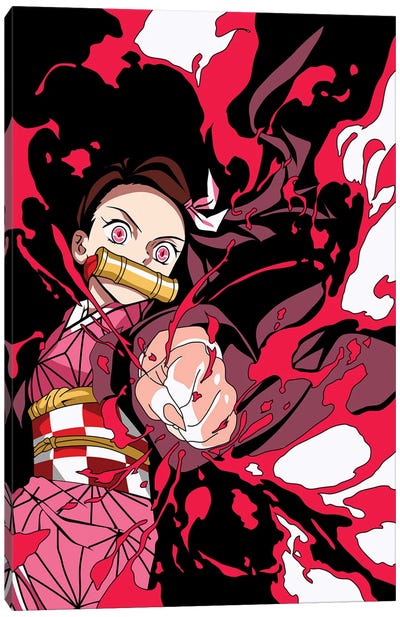 Demon Slayer XX Canvas Art Print - Anime & Manga Characters