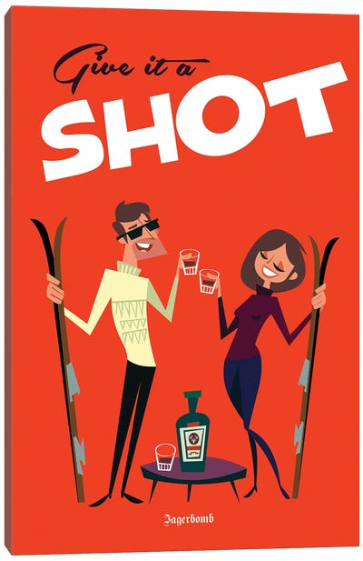 Give It A Shot Canvas Art Print - Food & Drink Posters