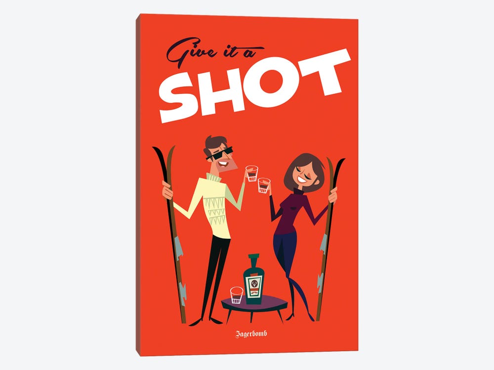 Give It A Shot by Gary Godel 1-piece Canvas Artwork