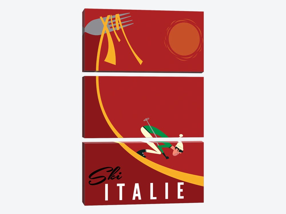 Ski Italie by Gary Godel 3-piece Art Print