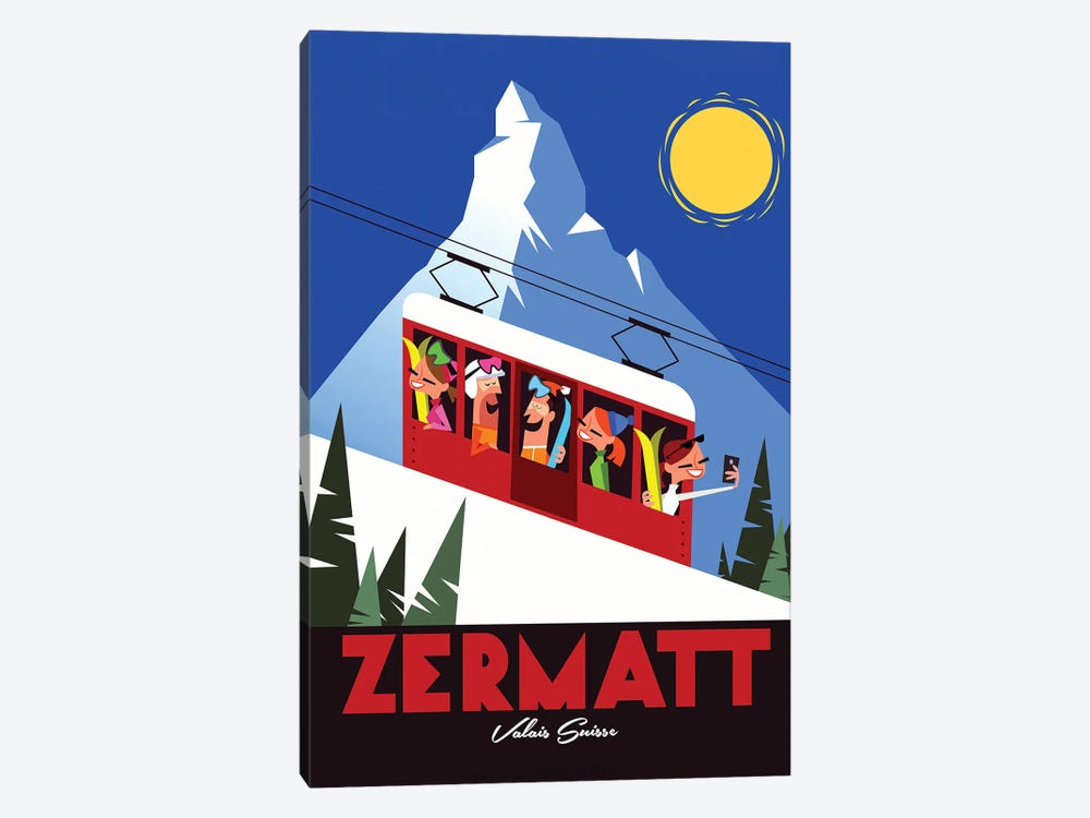 Zermatt by Gary Godel 1-piece Canvas Art Print