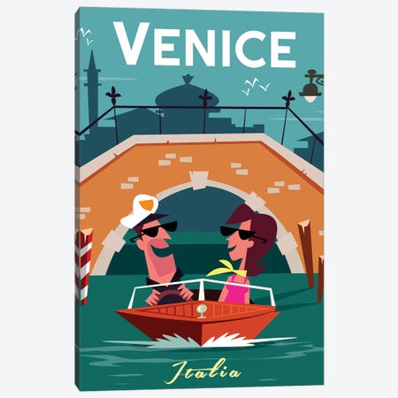 Venice Canvas Print #GGD110} by Gary Godel Canvas Artwork