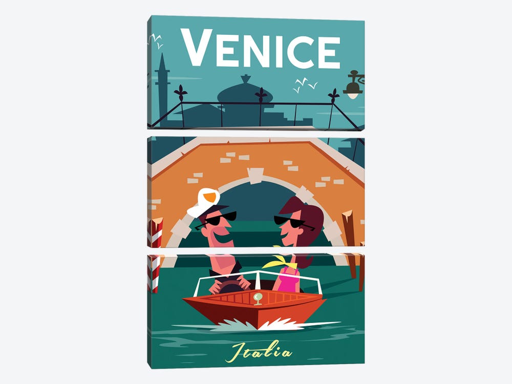 Venice by Gary Godel 3-piece Art Print