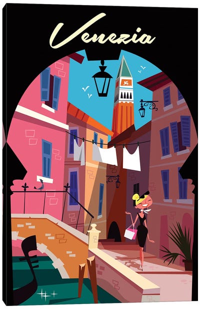 Venezia Canvas Art Print - Gary Godel